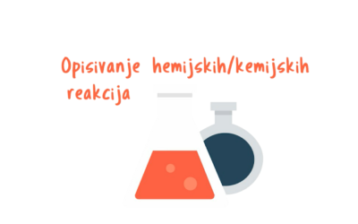 Opisivanje hemijskih reakcija – hemijske jednačine i formule