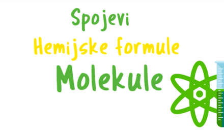 Spojevi, formule i molekule
