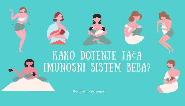 Dojenje potiče razvoj bebinog imunološkog sistema
