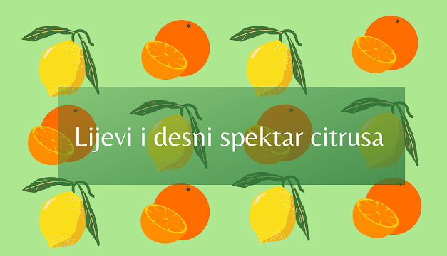 Narandža, limun i neobične hiralne molekule