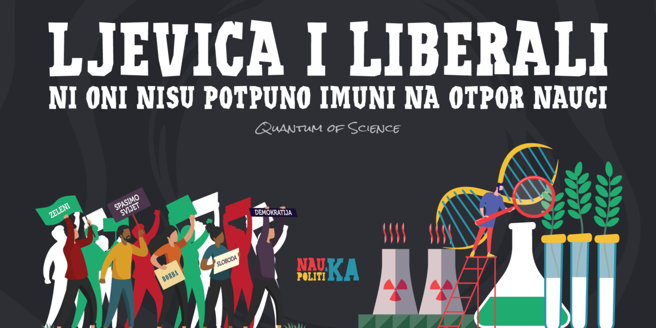 Otpor nauci ljevice i liberala (ni oni nisu imuni)