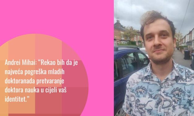 Andrei Mihai, naučni novinar, o iskustvu doktorskog studija u Ujedinjenom Kraljevstvu