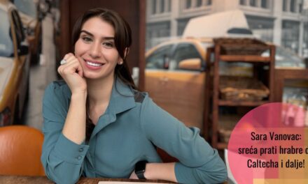 Sara Vanovac: manjak žena u fizici mi nije bio prepreka, nego motivacija!