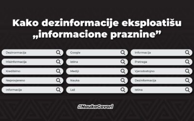 Kako dezinformacije eksploatišu “informacione praznine”