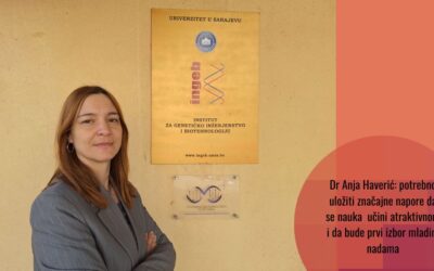 Dr Anja Haverić, naučnica koja istražuje 3D ćelijske modele: “Važno je da nastavnici budu inspirativni”