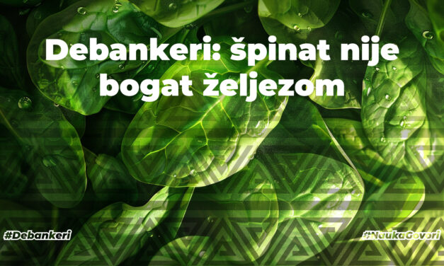 Debankeri: medicinski mit o špinatu i željezu koji moramo zaboraviti