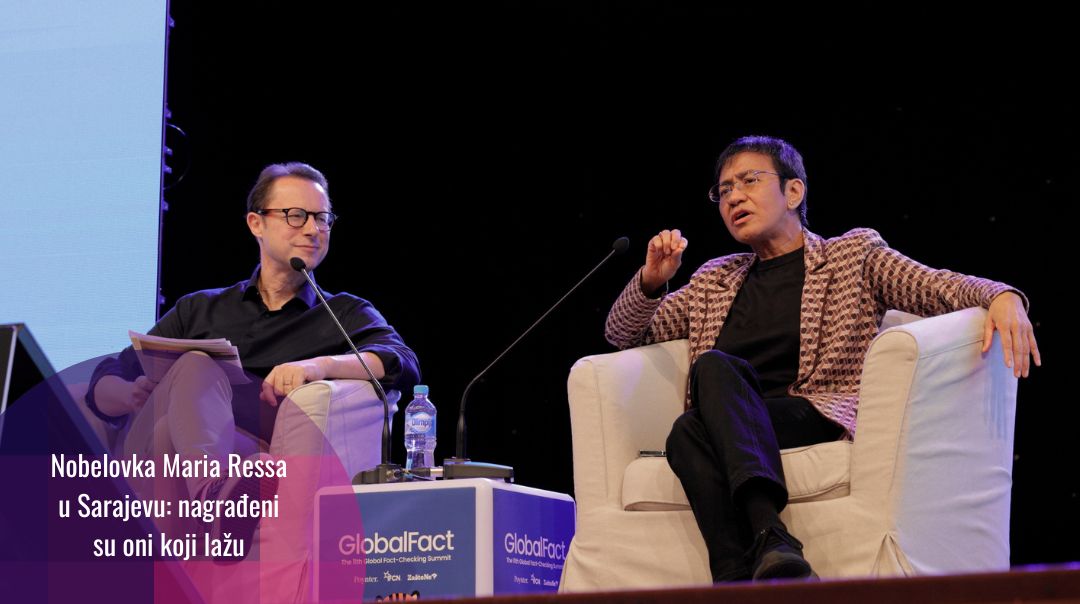 Nobelovka Maria Ressa u Sarajevu na Global Fact 11 konferenciji o demokratiji, dezinformacijama i fektčekingu