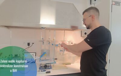 Dr Dalibor Karačić: konstrukcija kapilarnog elektrolizera za dobijanje zelenog vodika