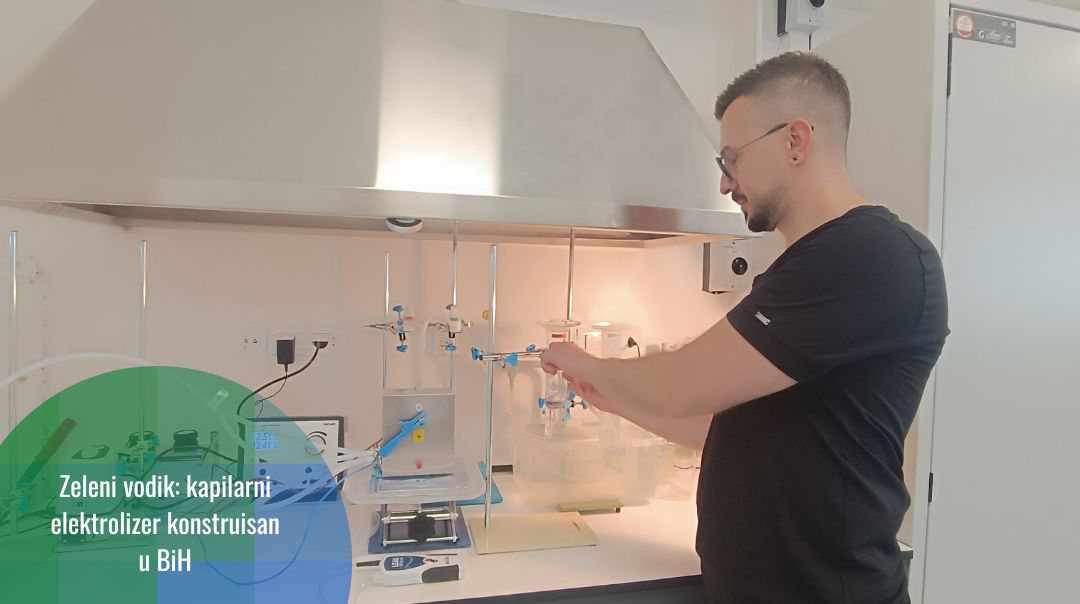 Dr Dalibor Karačić: konstrukcija kapilarnog elektrolizera za dobijanje zelenog vodika