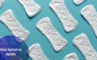 Menstrualni ulošci bazirani na alginatu, supstanci koju sadrže alge
