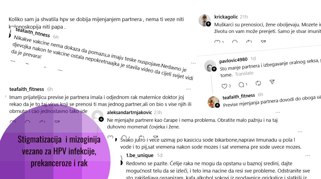 Mizoginija i stigmatizacija pacijentica koje imaju prekanceroze ili rak grlića materice