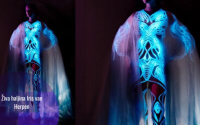 Živa haljina Iris Van Herpen: moda koja ne imitira prirodu, već je nosi sa sobom