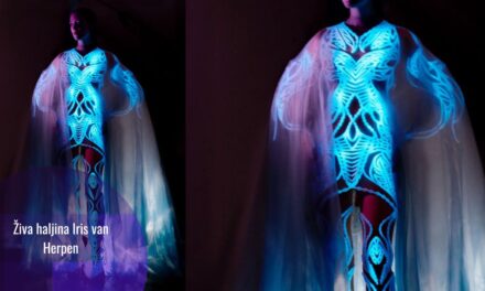 Živa haljina Iris Van Herpen: moda koja ne imitira prirodu, već je nosi sa sobom