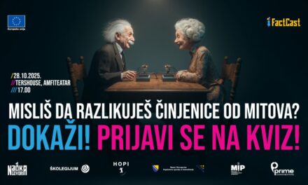POZIV NA UČEŠĆE: Kviz o naučnoj i medijskoj pismenosti u Sarajevu