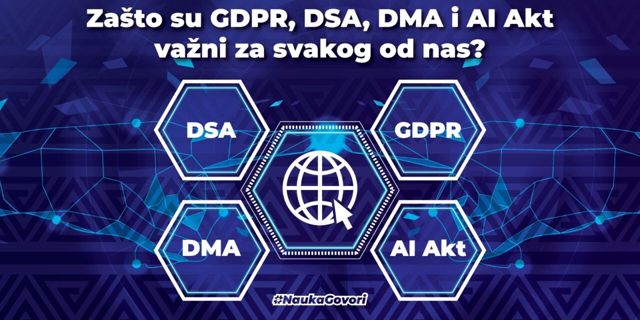 Zašto su GDPR, DSA, DMA i AI Akt važni za svakog od nas?