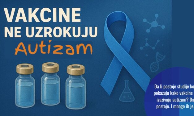 Jačina dokaza: 160 studija koje nisu našle vezu između autizma i vakcina