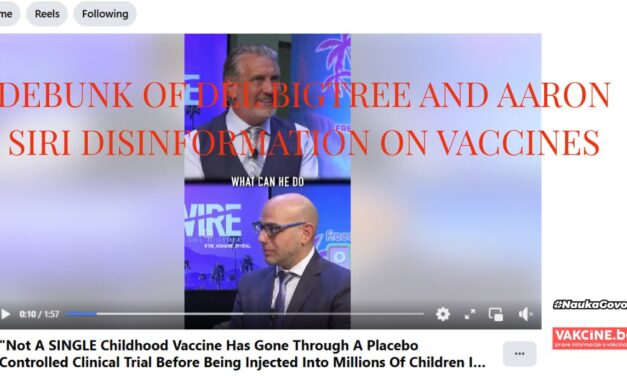 When the List of Claims in the Video Sounds Convincing, but Still Deceives: The Unvaccinated Are Still Not Healthier Than the Vaccinated, and Del Bigtree and Aaron Siri Are Not Telling the Truth but Deliberately Manipulating