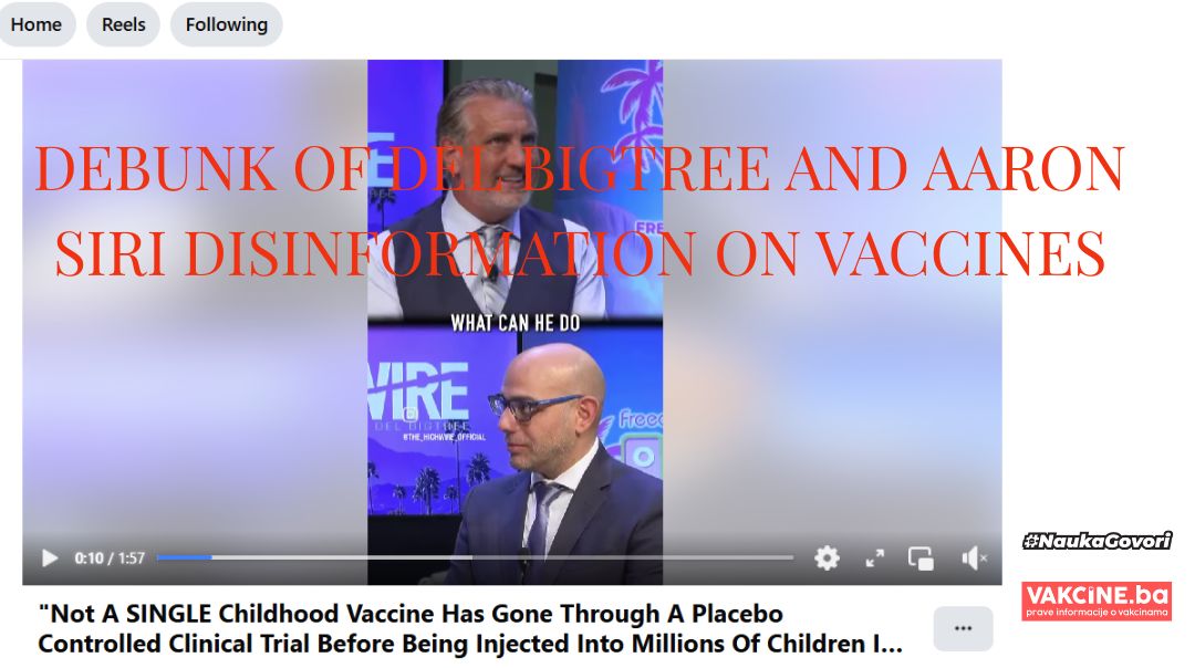 When the List of Claims in the Video Sounds Convincing, but Still Deceives: The Unvaccinated Are Still Not Healthier Than the Vaccinated, and Del Bigtree and Aaron Siri Are Not Telling the Truth but Deliberately Manipulating