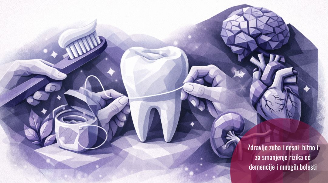 Bolesti zuba i desni povezane i sa kardiovaskularnim bolestima i kognitivnim padom