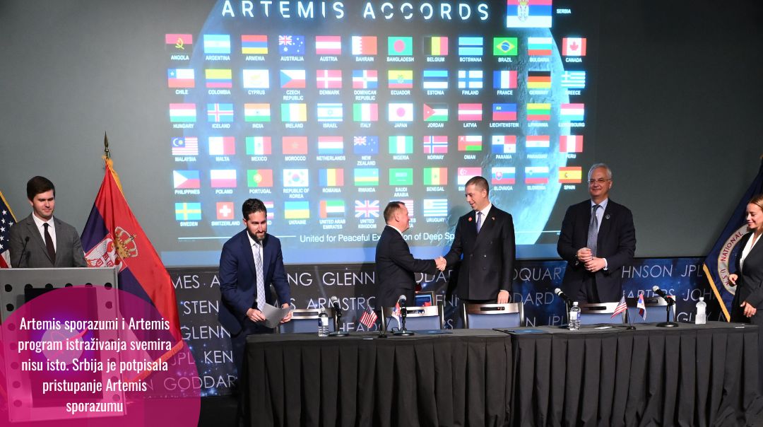 Srbija pristupila “Artemis sporazumima” koji nisu isto što i Artemis program