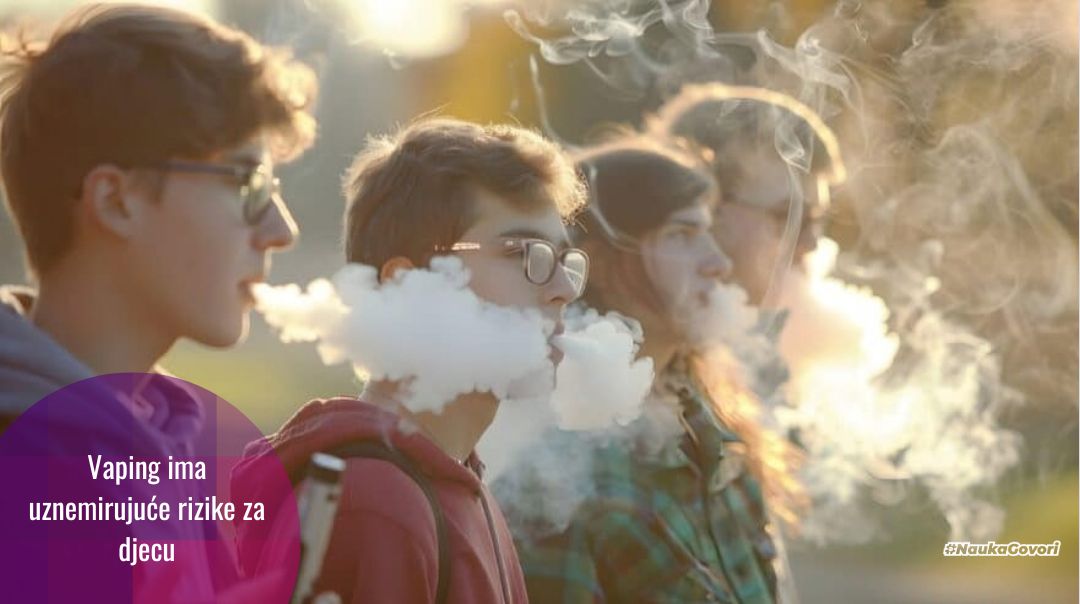 E-cigarete i vaping kod djece povezani s većim rizikom od suicidalnih misli i prelaska na pušenje
